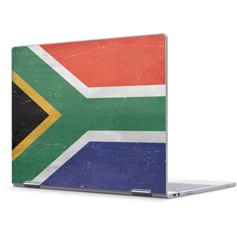 South Africa Flag Distressed Pixelbook Skin